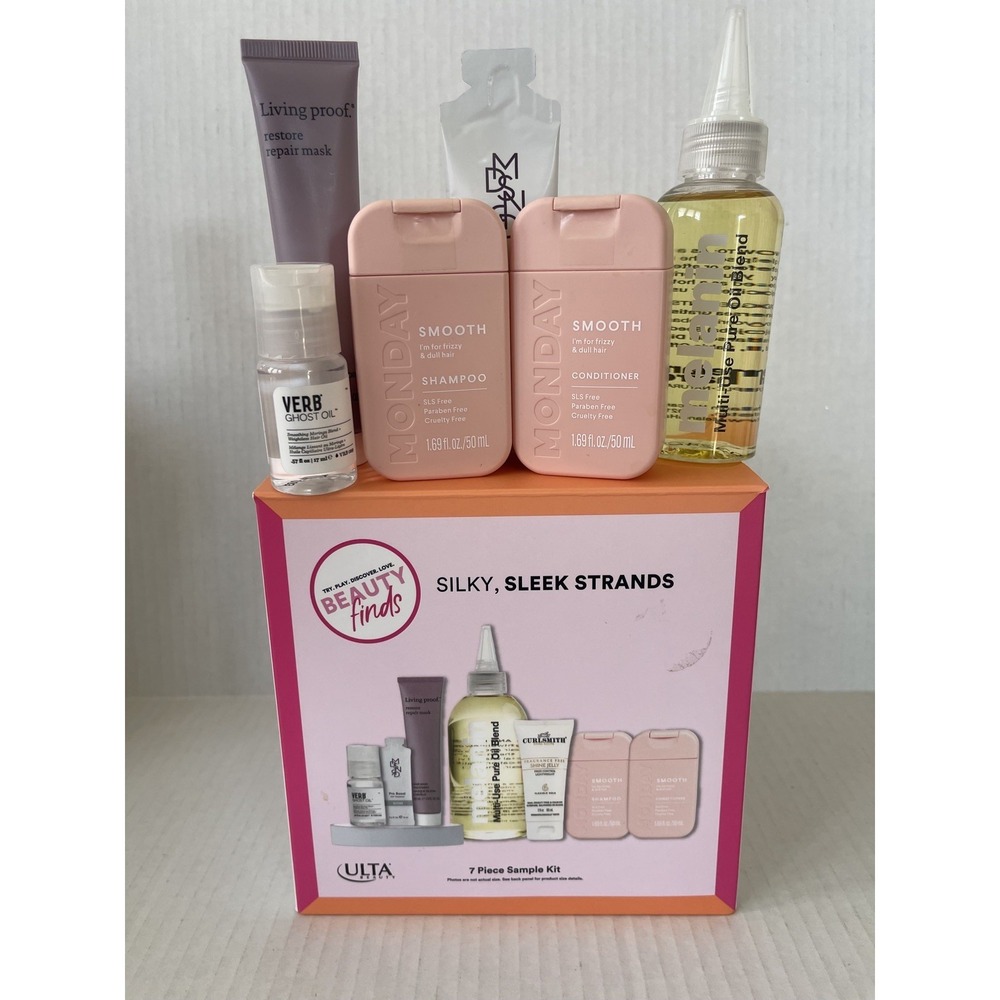 Ulta 6 Pc Sampler Kit Silky Sleek Strands NIB